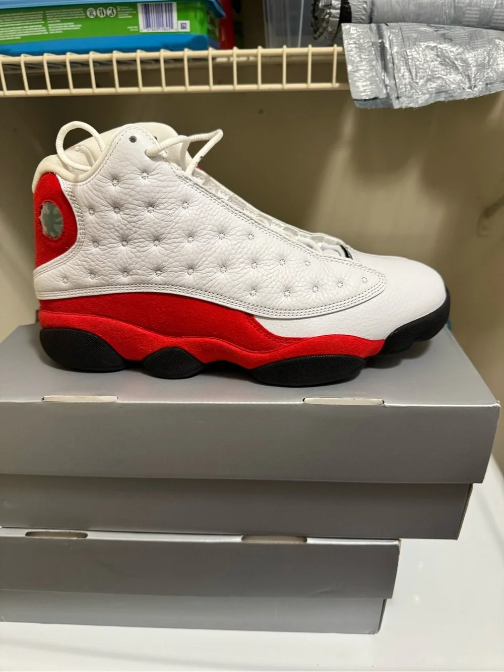 Jordan Air Jordan 13 Retro White with Red Accent